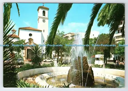 D338197 Costa del Sol. Fuengirola. Generalissimi Franco Square. Baena