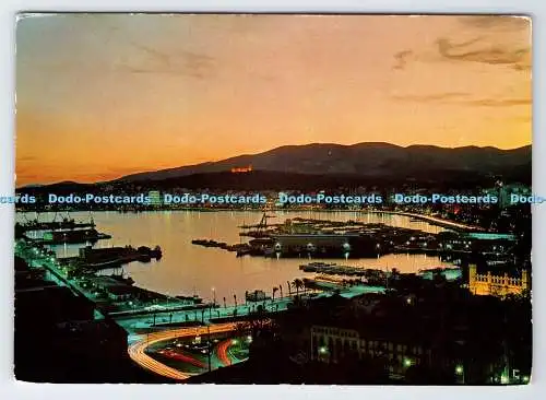 D3388220 Palma de Mallorca. La Bahia de Noche. Campana Puig Ferran. CYP