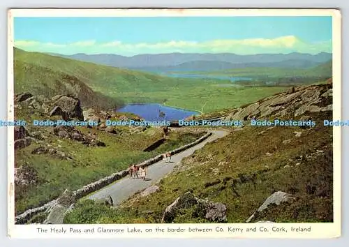D336309 Irland. Der Healy Pass und Glanmore Lake an der Grenze zwischen Grafschaft Kerr