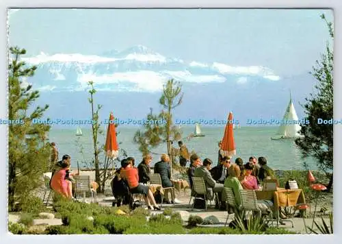 D336316 Lausanne. En Hiver. Au Bord du Lac Leman. Ph. M. Imsand