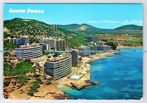 D338272 Santa Ponsa. Mallorca. Balearen. Espana. Vista Parcial Aera. Casa Planas