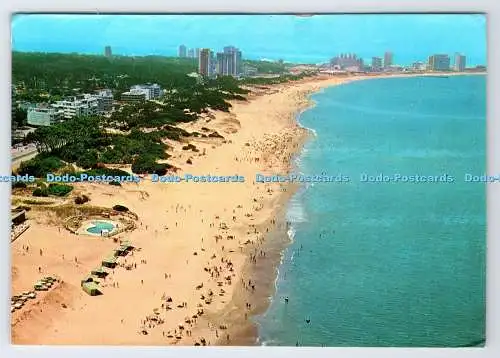 D336393 Punta del Este. Uruguay. Playa Brava. Air View. Mapa