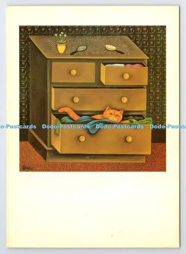 D338317 The Squatter. Erstveröffentlichter Comic und neugierige Katzen. Martin Leman. Camd