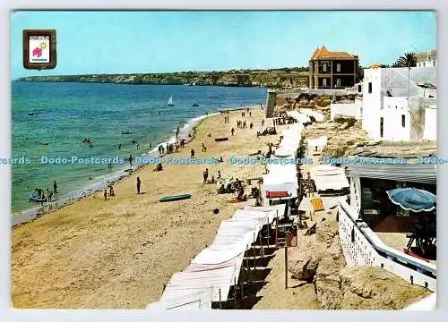 D336401 Portugal. Armacao de Pera. Gesamtansicht des Strandes. Fisa. Lifer