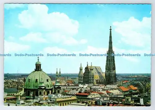 D336413 Wien. Panorama mit Stephansdom. Richard Pietsch. PAG