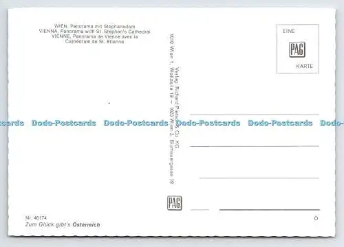 D336413 Wien. Panorama mit Stephansdom. Richard Pietsch. PAG