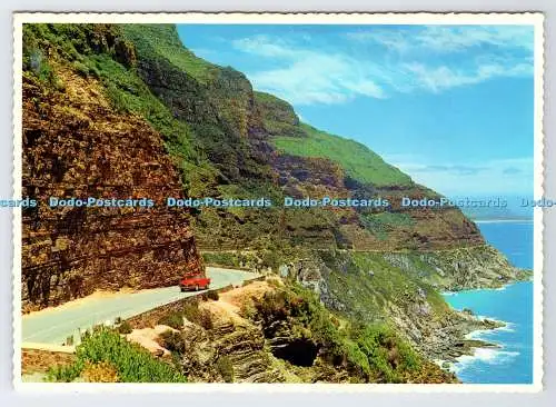 D336427 Kapstadt. Der Marine Drive aus den Klippen des Chapman Peak geschnitten. Arthu