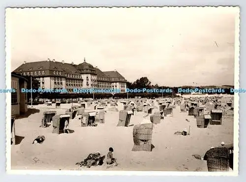 D336435 Blick auf den Strand. Postkarte