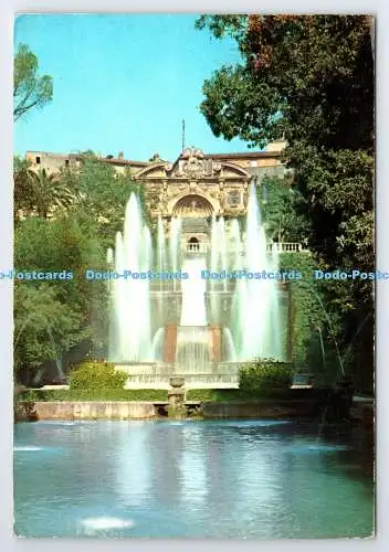 D338357 Tivoli. Villa D Este. Der Orgelbrunnen. Fotocolor. Alterocca