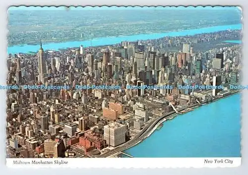 D336453 New York City. Skyline von Midtown Manhattan. Manhattan Postkarte. Dexter Pr