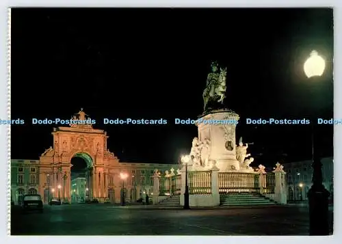 D336461 Lissabon. Portugal. Black Horse Sovare. Comer