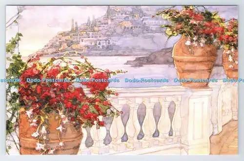 D338405 Blick auf Meer und Stadt. Leserservice. Postkartensammlung. Harlekin Ent