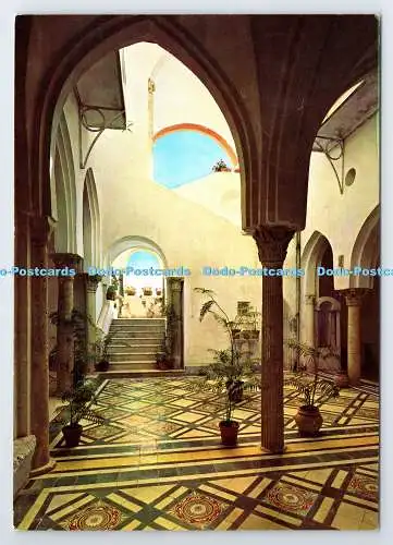 D3388433 Ravello. Palazzo Confalone. Hof. Brunner. Como