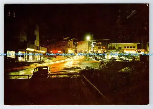 D336511 Sauze D Oulx. Clotes Street. Nachtlich. A. Rossi