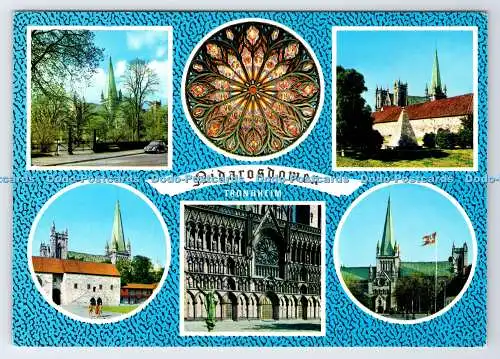 D338438 Norwegen. Die Nidaros Chatedral. Aune. Multi View