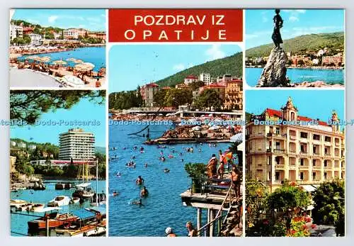 D336518 Pozdraviz Opatija. Turistkomerc Zagreb. Multi View