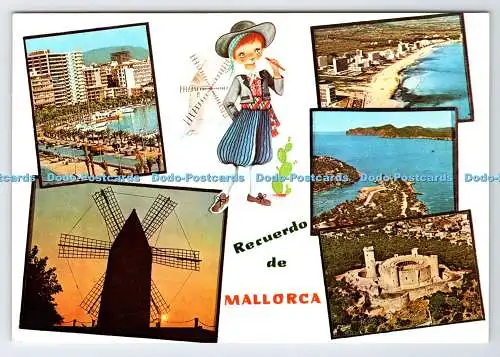 D338468 Recuerdo de Mallorca. Cofiba. Fotostempel. Multi View