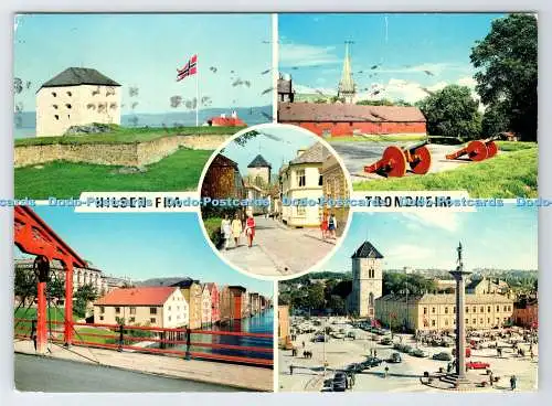 D338475 Hilsen Fra Trondheim. Aune. Multi View