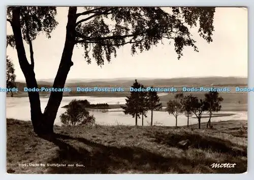 D338476 Utsikt fra Slottsfjellet Mot Sem. Mittet. PM. Tonsberg. 1956
