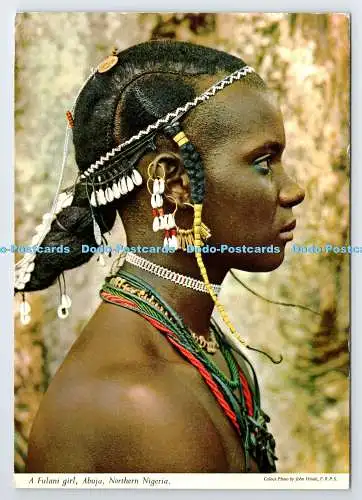 D336557 Nordnigeria. Ahuja. Ein Fulani Mädchen. John Hinde