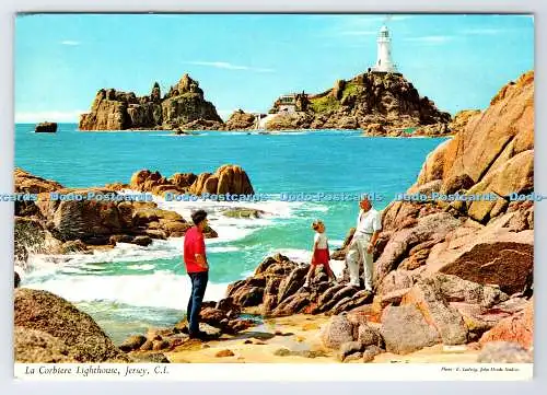 D336559 C.I. Trikot. Leuchtturm La Corbiere. John Hinde. E. Ludwig