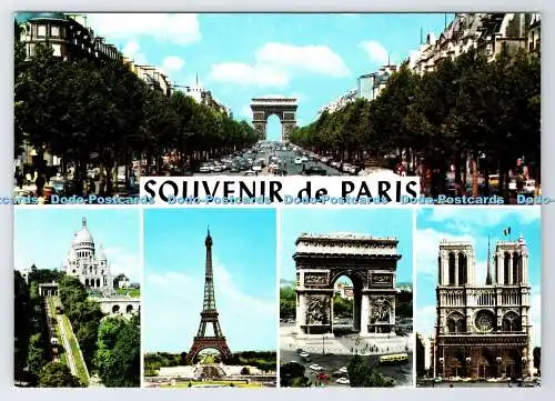 D336561 Souvenir de Paris. Lyna Paris. Multi View