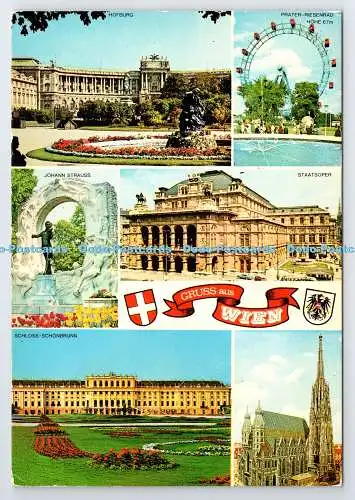 D336579 Gruss aus Wien. Zink. Multi View