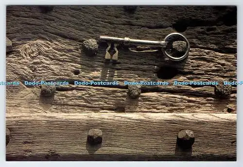 D338518 Schlossschlüssel. Eine Katzenschnurrhaare Karte. Abakus. G. B. Thomas