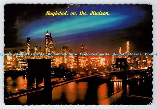 D336592 Bagdad auf dem Hudson. Manhattan Postkarte. Dexter Press