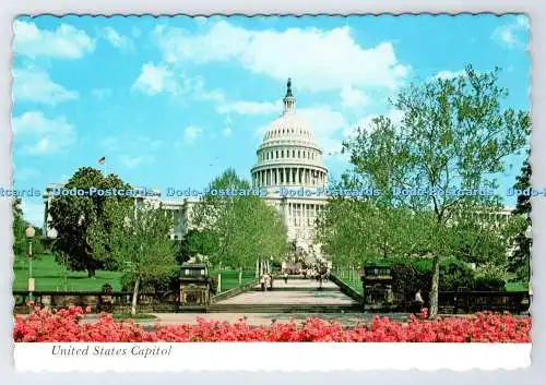 D336593 United States Capitol. Washington, Hauptstadt unserer Nation. Silberne Souvenir