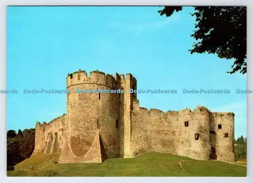 D338547 Gwent. Schloss Chepstow. Marderturm und großes Tor von Osten. H.M.S.