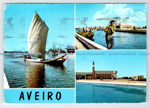 D336623 Aveiro. Portugal. Sehenswürdigkeiten der Stadt. gelaufen. Ancora. Multi View