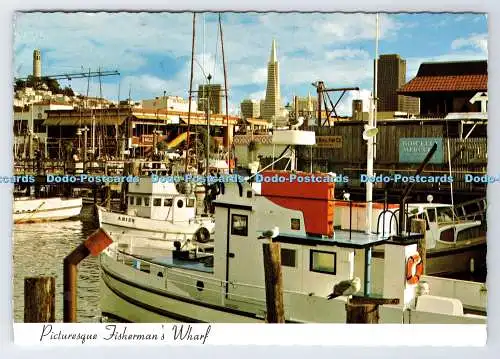 D336624 Malerischer Fisherman Wharf. Smith Neuheit. S.F. Calif. Mirro Krome. H.