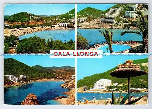 D336630 Santa Eulalia. Ibiza. Balearen. Espana. Cala Llonga. Strand. Casa Figuere
