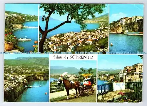 D33679 Saluti da Sorrento. Brunner. Como