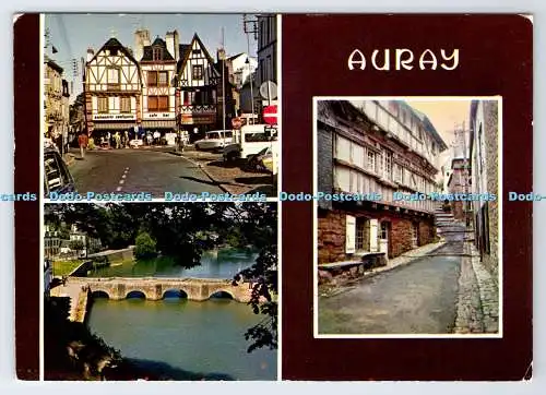 D336685 Auray. Vieilles Maisons de la Place et le Quartier Saint Goustan. Iris.