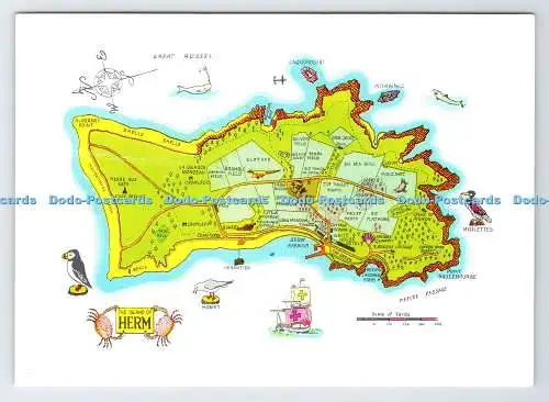 D336688 Herm. Karte. Der Mieter von Herm