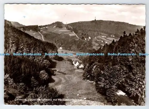 D338614 Detmold. Lippische Schweiz Mit Hermannsdenkmal