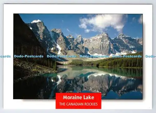 D336700 Moränensee. Die kanadischen Rocky Mountains. Arielle. 1500 Railway Avenue. Canmore.