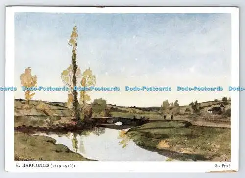 D336702 St. Prive. H. Harpignies. Das Birmingham City Museum und die Kunstgalerie. Th