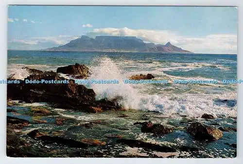 D338637 Cape. Tafelberg. Vom Blaauwberg aus gesehen. J. McNally