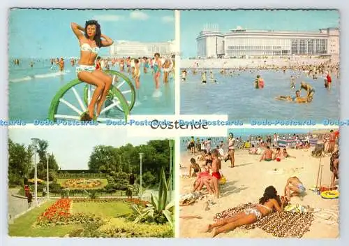 D338656 Oostende. Der Strand. Nr. 473. 1964. Multi View