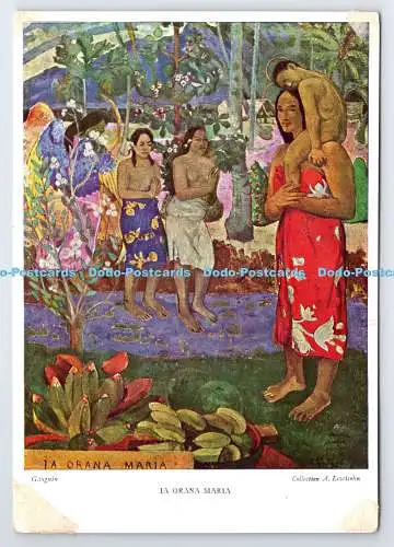 D336739 Kollektion A. Lewisham. La Orana Maria. Gauguin. The Medici Society