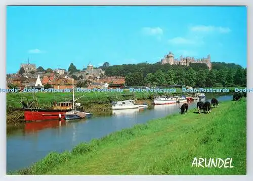 D338671 Arundel. Vom Fluss Arun. J. Salmon. Sevenoaks. Kent