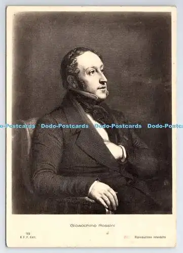 D338676 Gioacchino Rossini. B. F. F. Casa Editr. Ballerini und Fratini