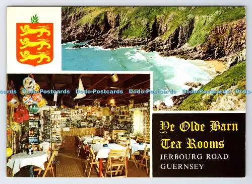 D338679 Guernsey. Jerbourg Road. The Olde Barn Tea Rooms. Jarrold. Norwich. Engl