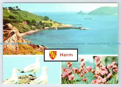 D336772 Herm. Das White House Hotel und Herm Village gruppieren sich um die Insel