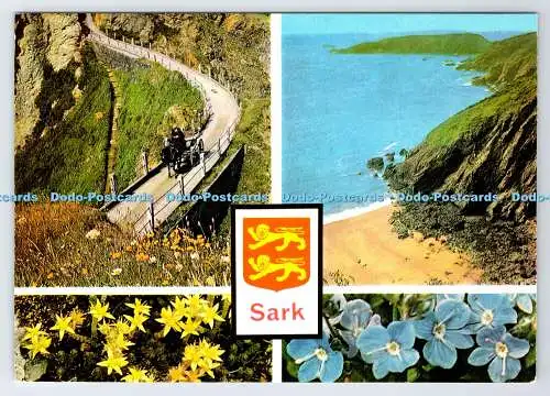 D336775 Sark. Grande Greve und La Coupe. Jarrold. Norwich. England. Multi View