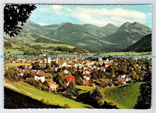 D338702 Luftkurort Kitzbühel. Gegen Suden. Tiroler Kunstverlag Chizzali. KTV