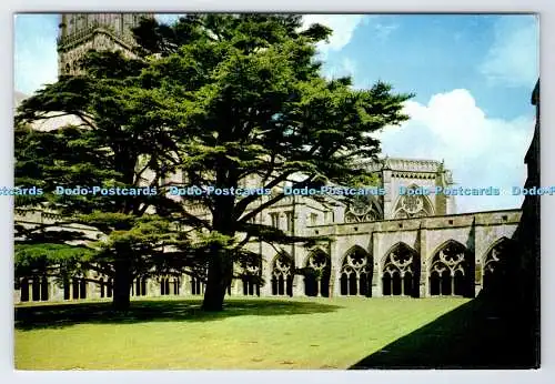 D338725 Kathedrale von Salisbury. Der Kreuzgang. J. Arthur Dixon. Newport. I.W. Engl
